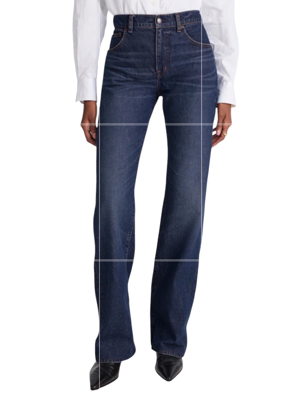 MADEWELL Women’s The Tall Relaxed Bootcut Jean Pleasantville Wash NWT Size 32T